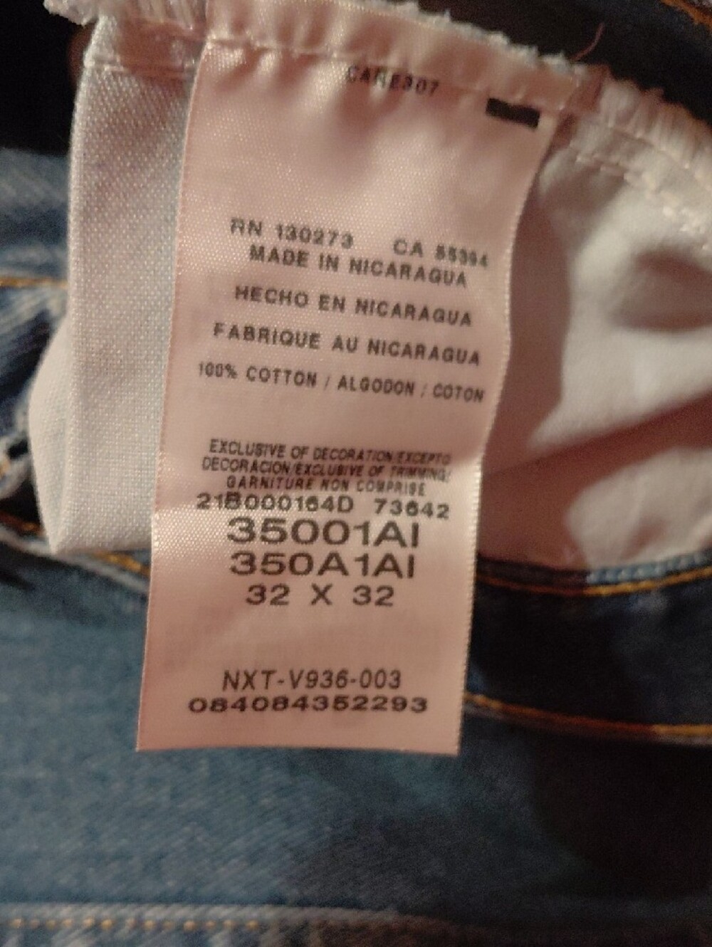 Wrangler Men's Straight-Leg Denim Jeans in Medium Blue - Picture 2 of 3
